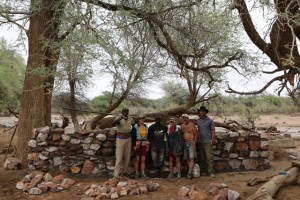 volunteers hard work volunteers end of project namibia