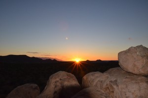 volunteers sunset on patrol namiba