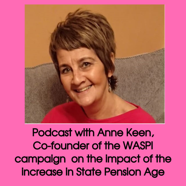 podcast with Anne Keen about the WASPI campaign image